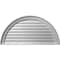 Ekena Millwork Half Round Gable Vent Louver, Non-Functional, 36"W x 18"H x 2 5/8"P GVHR36D - alternate 1